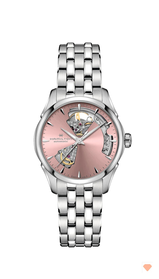 Hamilton Jazzmaster Open Heart Lady Auto Armbanduhr Automatik 36mm H32215170