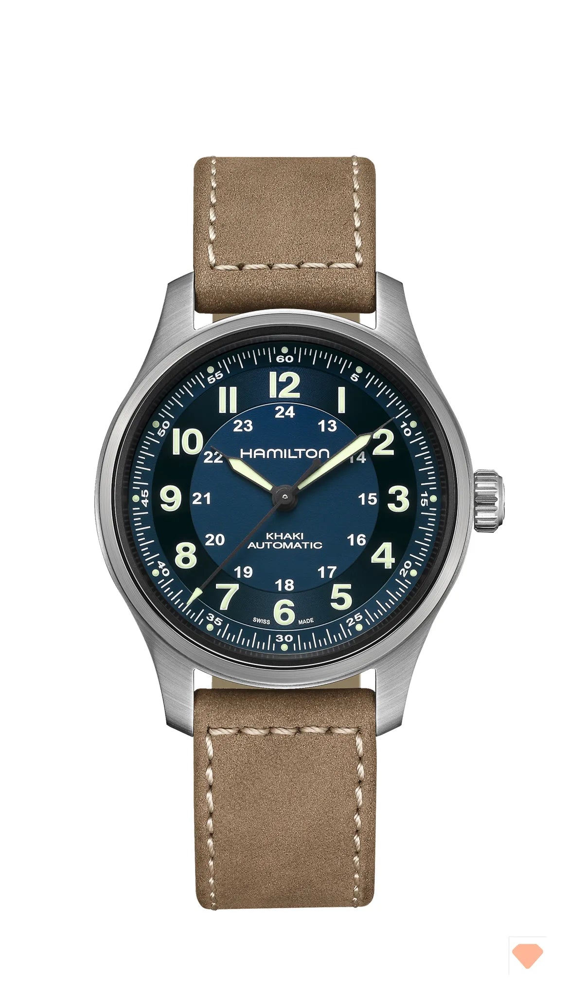 Hamilton Khaki Field Titanium Auto Armbanduhr Automatik 42mm H70545540