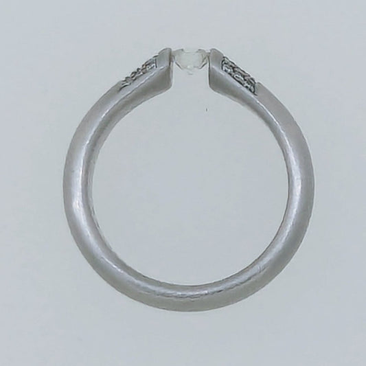 Bunz diamond ring 0.41 carat 950/- platinum