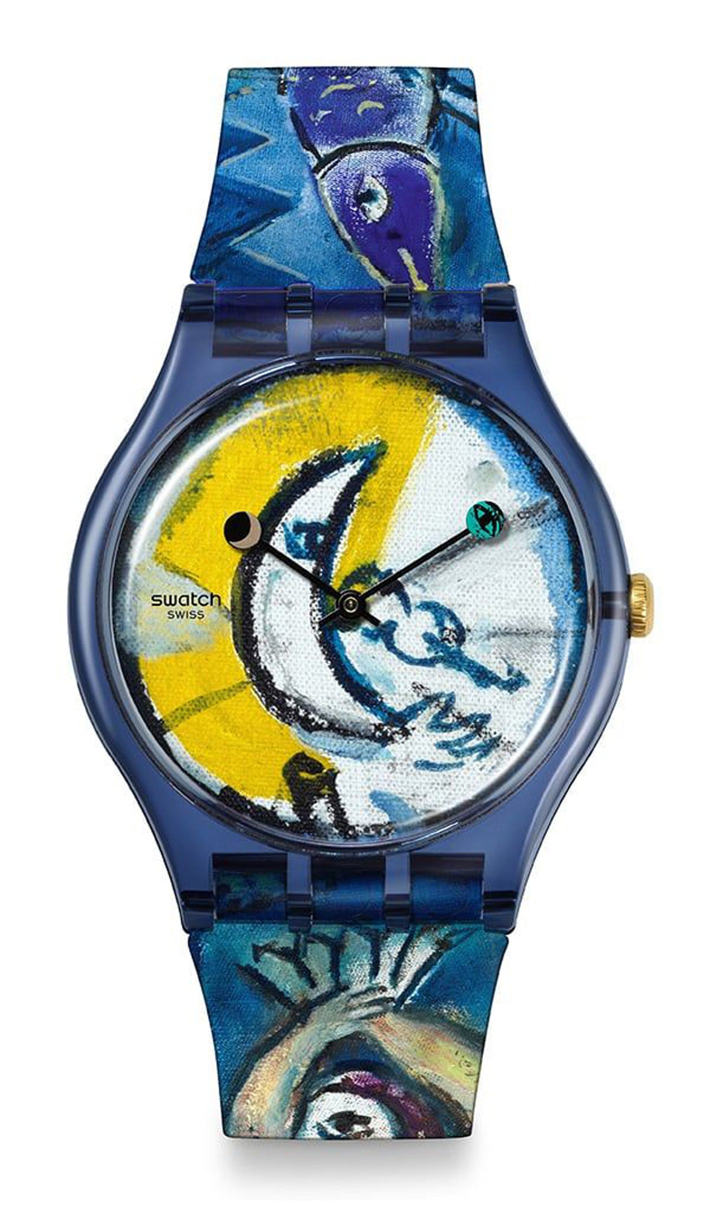 Swatch Chagall's Blue Circus SUOZ365