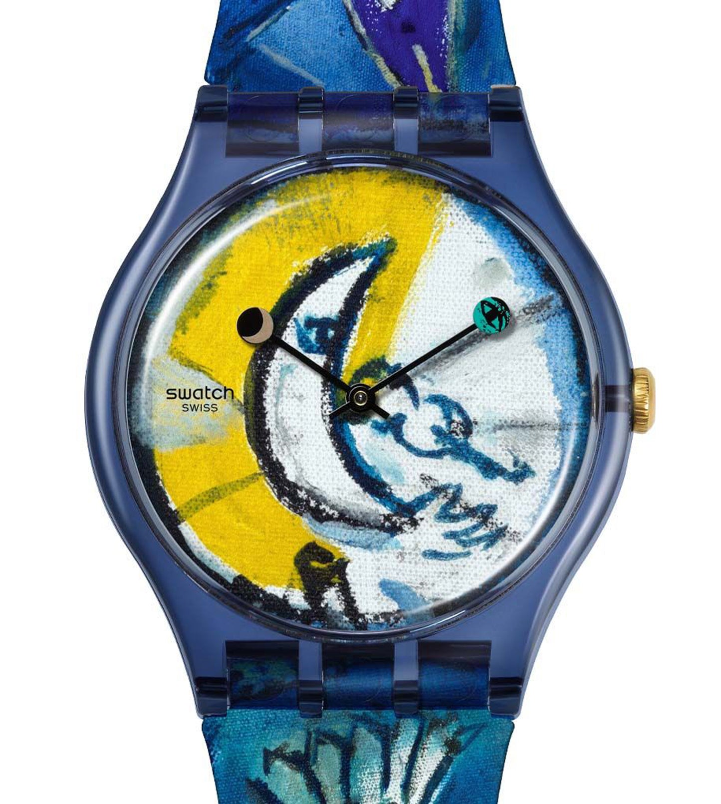 Swatch Chagall's Blue Circus SUOZ365