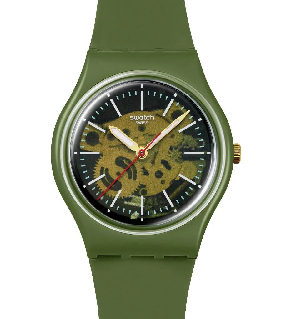 Swatch Thru the Greenery SO28G110