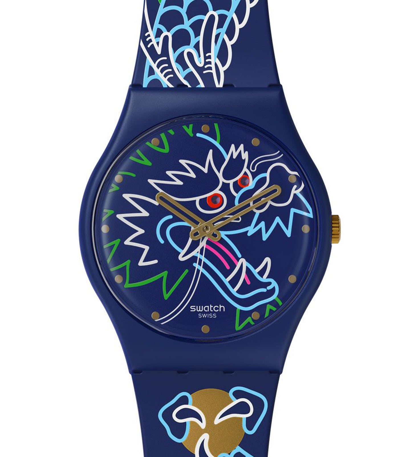 Swatch DRAGON IN WAVES SO28Z125