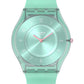 Swatch PASTELICIOUS TEAL SS08L100 Skin Damenuhr Teal Pinke Zeiger