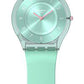 Swatch PASTELICIOUS TEAL SS08L100 Skin Damenuhr Teal Pinke Zeiger